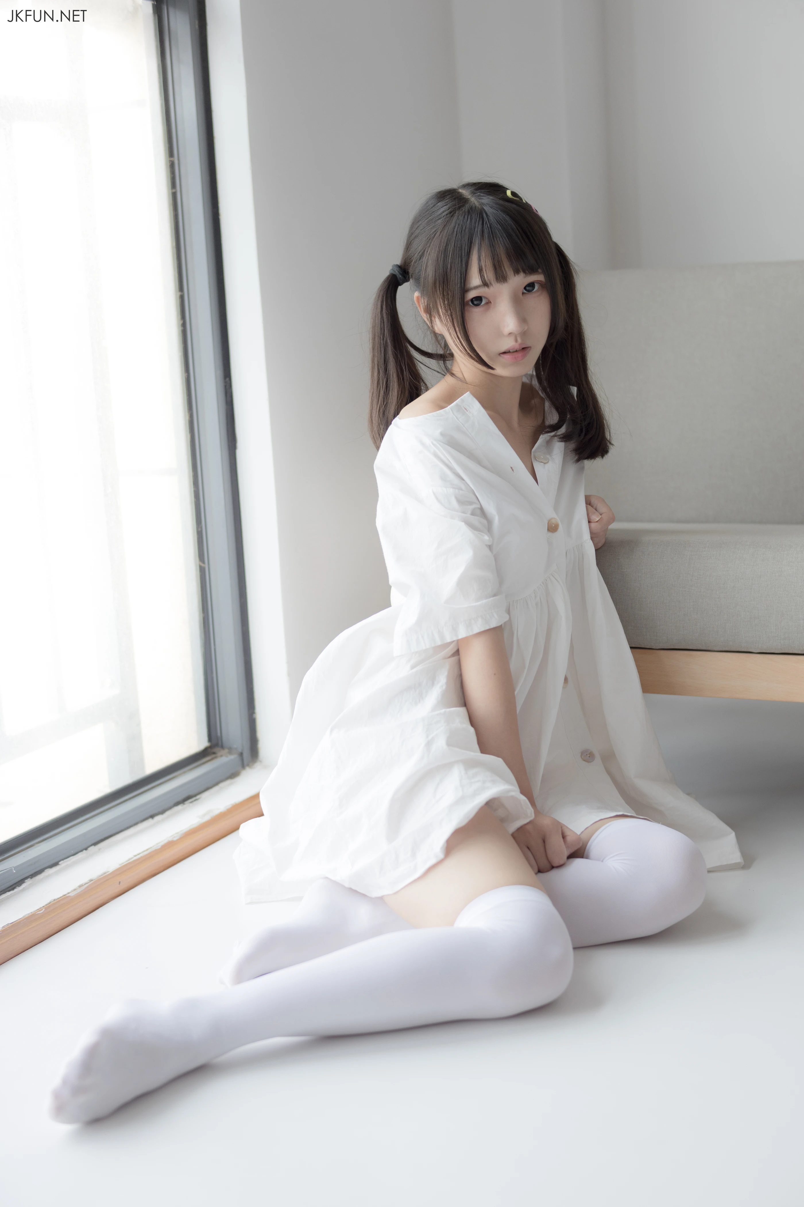 森萝财团 [JKFUN-014] 默陌 白衣飘飘的年代 [91P 1V]插图9